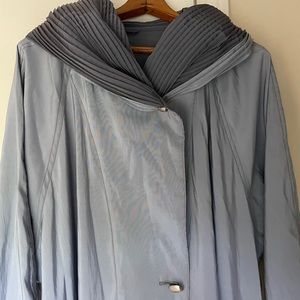 Reversible full length rain coat